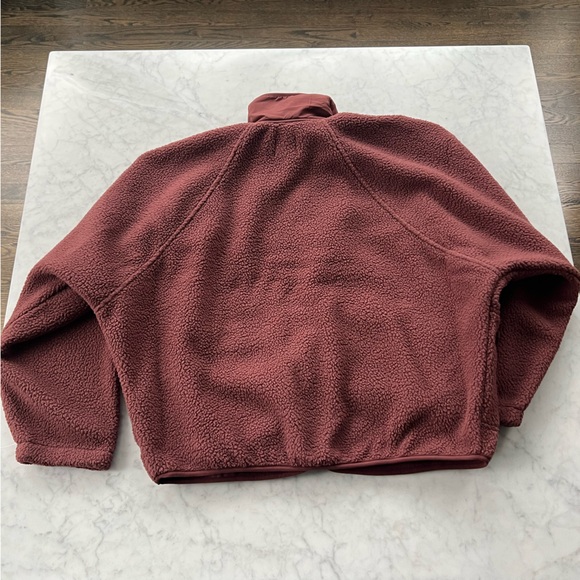 NWT Free People FP Movement Hit the Slopes Fleece in Bitter Chocolate Sz Medium - Picture 7 of 15